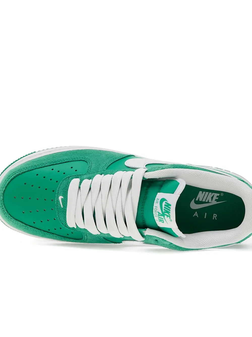 Nike suede leather trainers Green