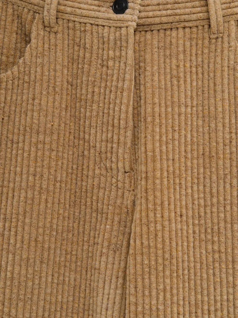 The Row Ribfluwelen broek Beige