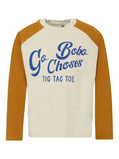 Bobo Choses raglan-sleeve graphic-print T-shirt