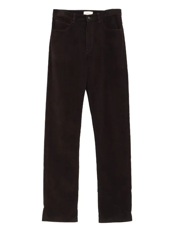 The Row コーデュロイ パンツ | ブラウン | FARFETCH JP