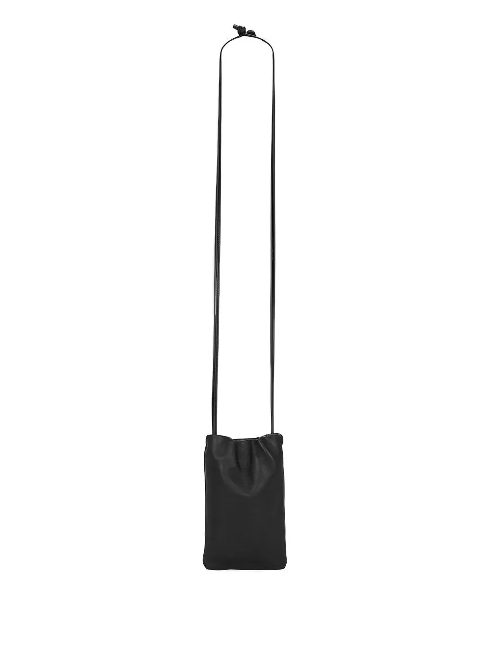 The Row leather phone pouch | Black | Image 1
