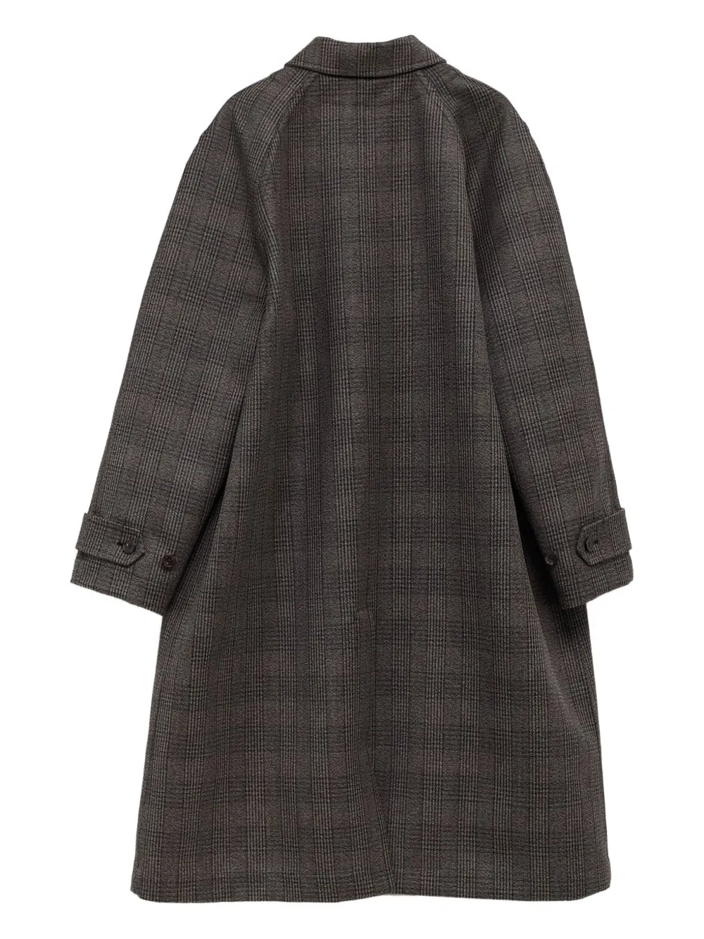 The Row Palo Plaid-pattern Reversible Coat In Neutral