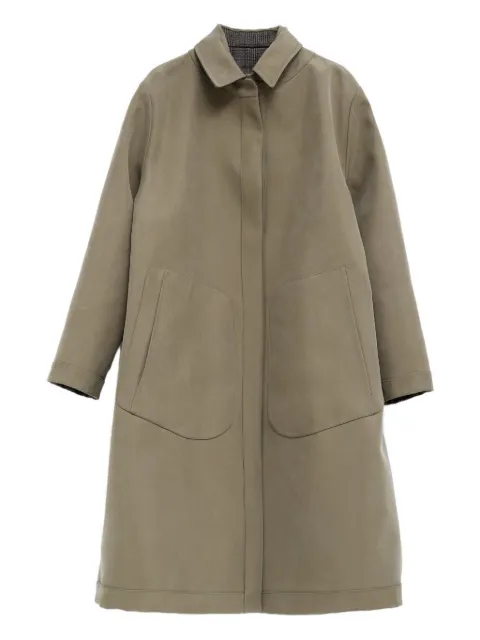 The Row Palo plaid-pattern reversible coat