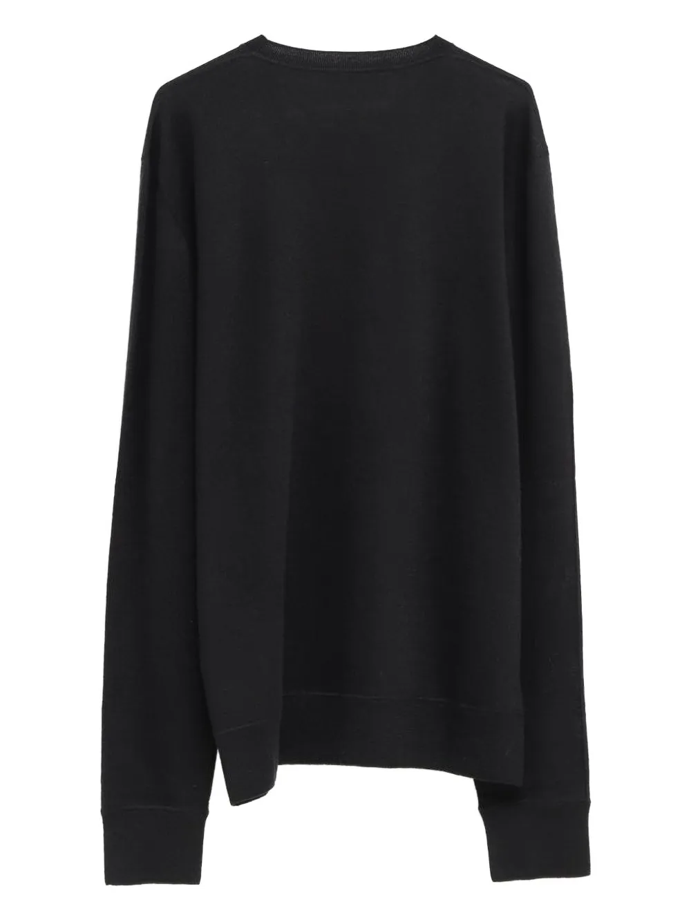 The Row round-neck cashmere sweater - Zwart