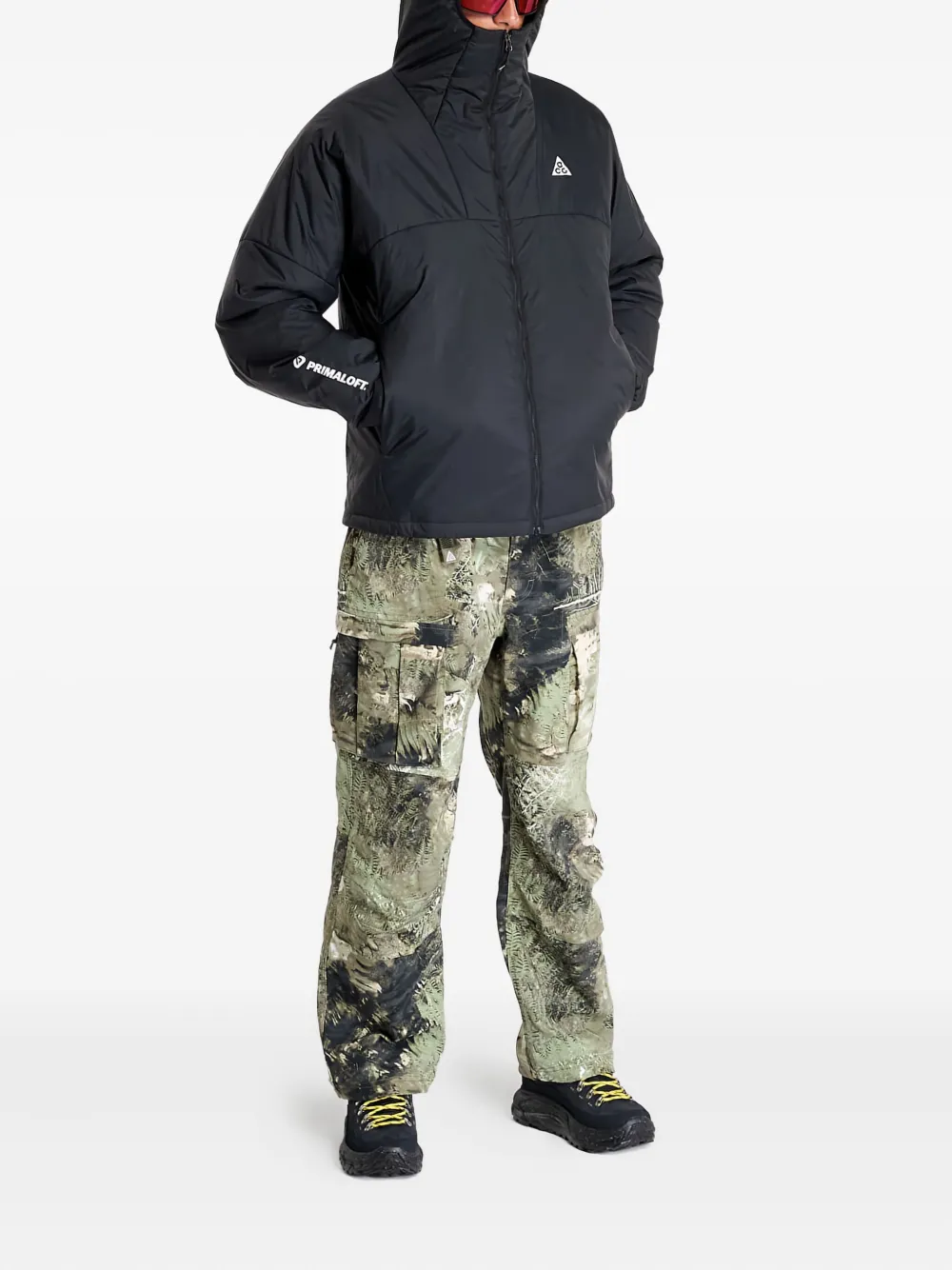 Nike Rope de Dope jack met capuchon en rits Zwart