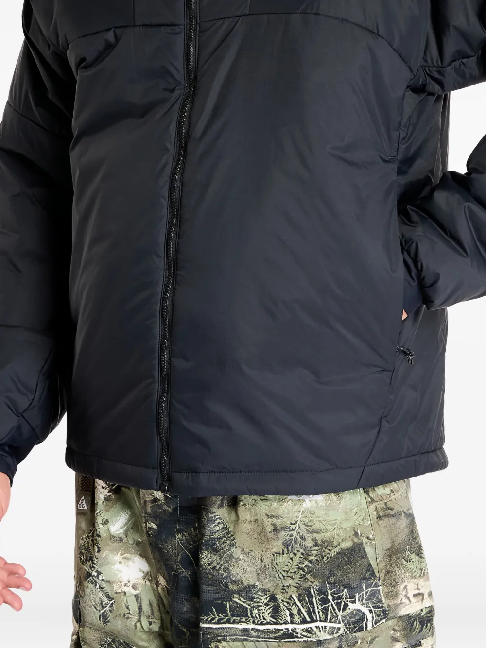 Nike Rope de Dope jack met capuchon en rits Zwart