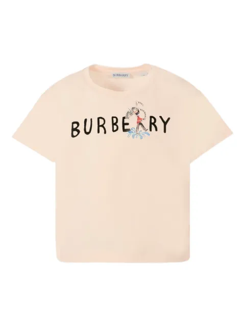 Burberry Kids graphic-print cotton T-shirt