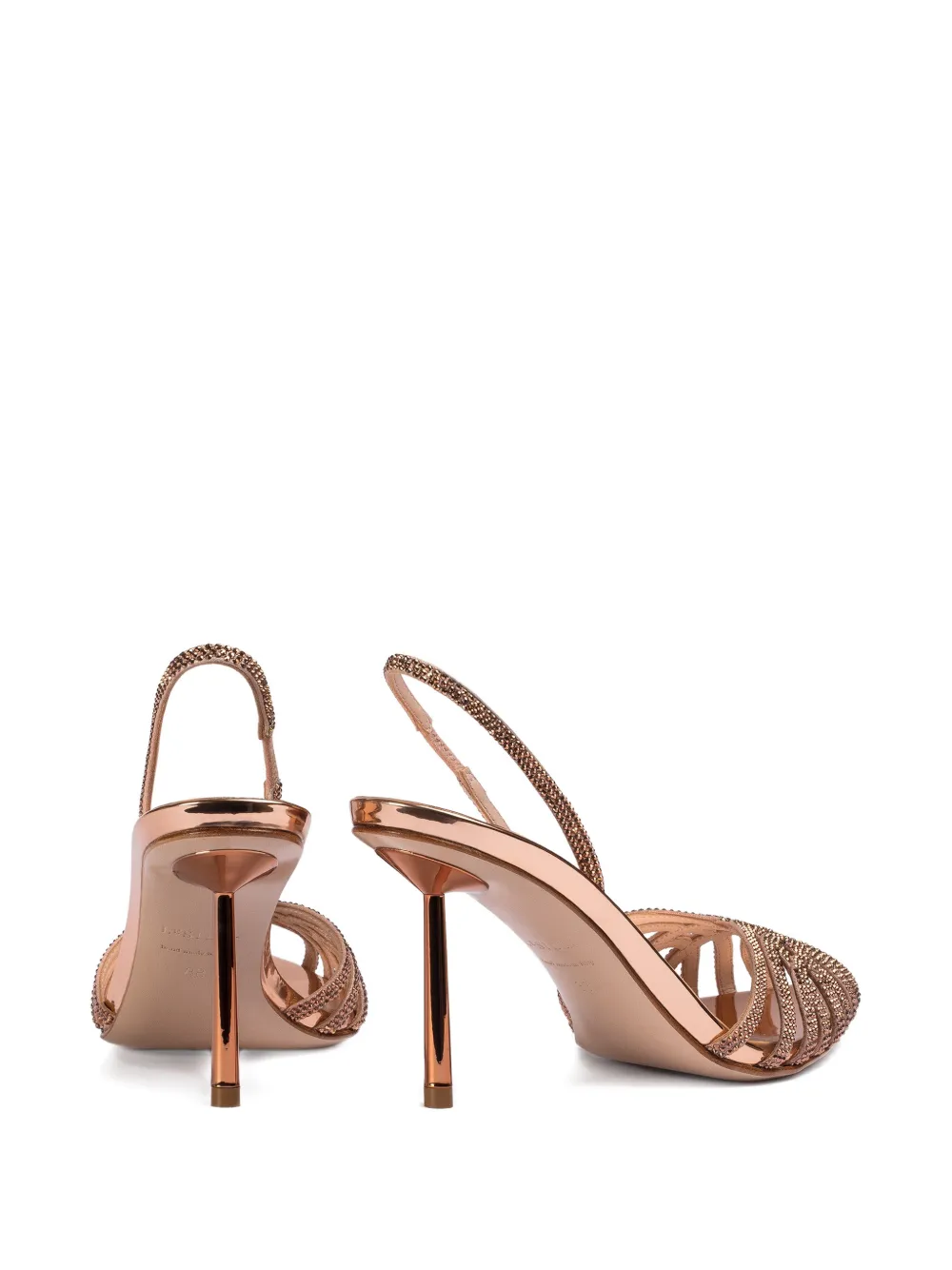 Le Silla 100mm Embrace sandals Roze