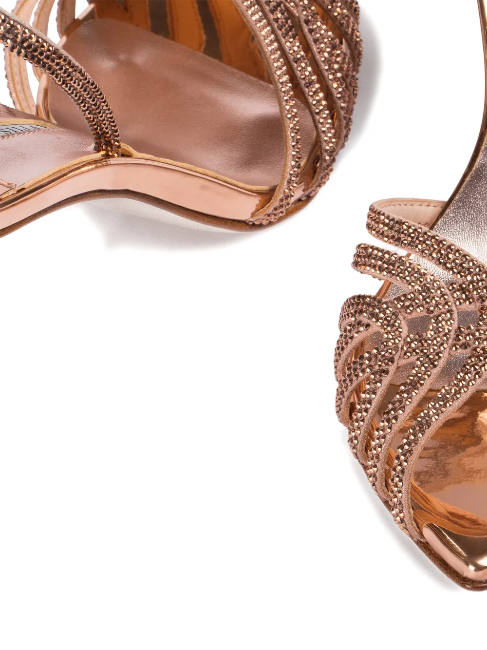 Le Silla 100mm Embrace sandals Roze