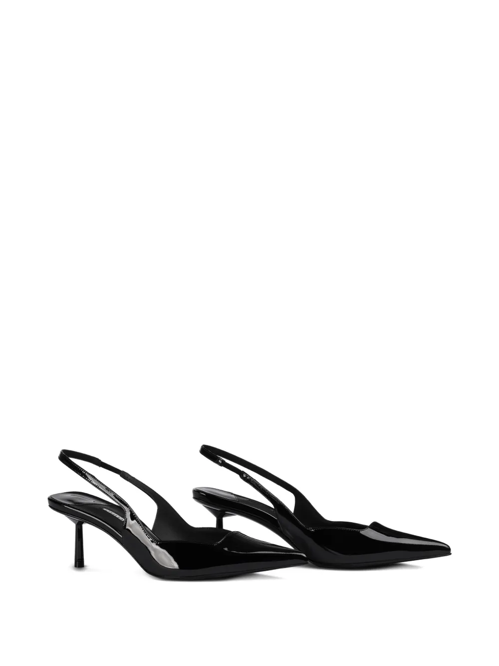 Le Silla 70mm Amelia slingback patent-leather pumps Black