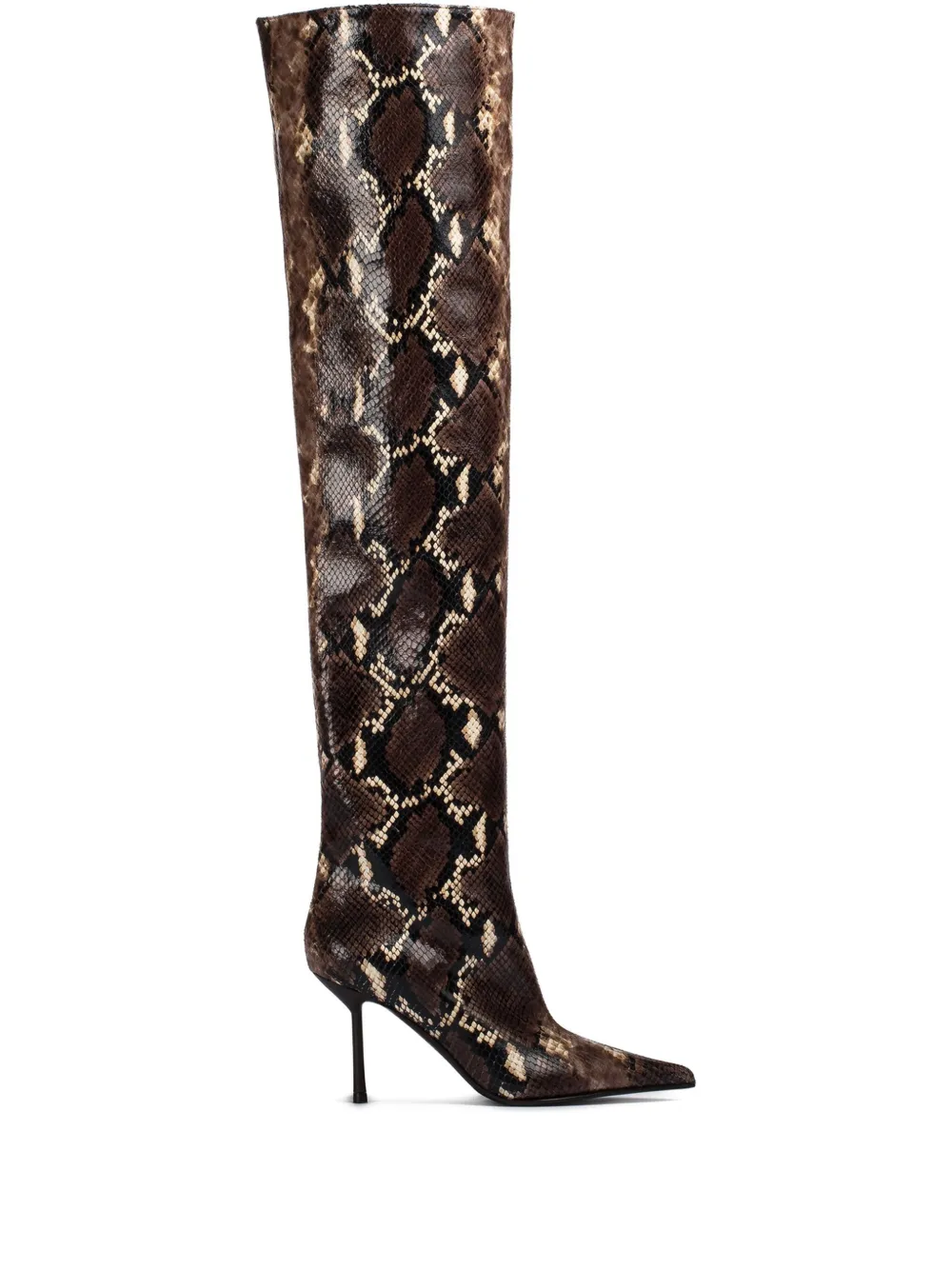 Le Silla 100mm Bella boots Brown