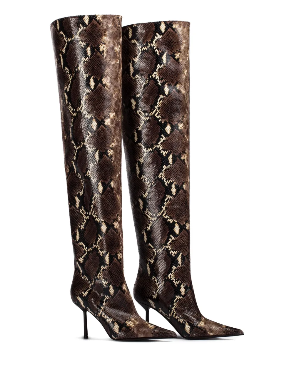 Le Silla 100mm Bella boots Brown