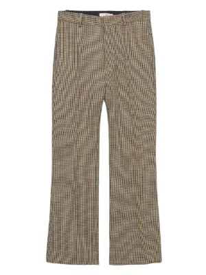DRIES VAN NOTEN Striped Trousers | Brown | FARFETCH
