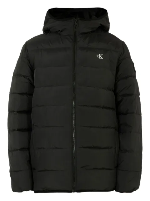 Calvin Klein Kids hooded padded jacket