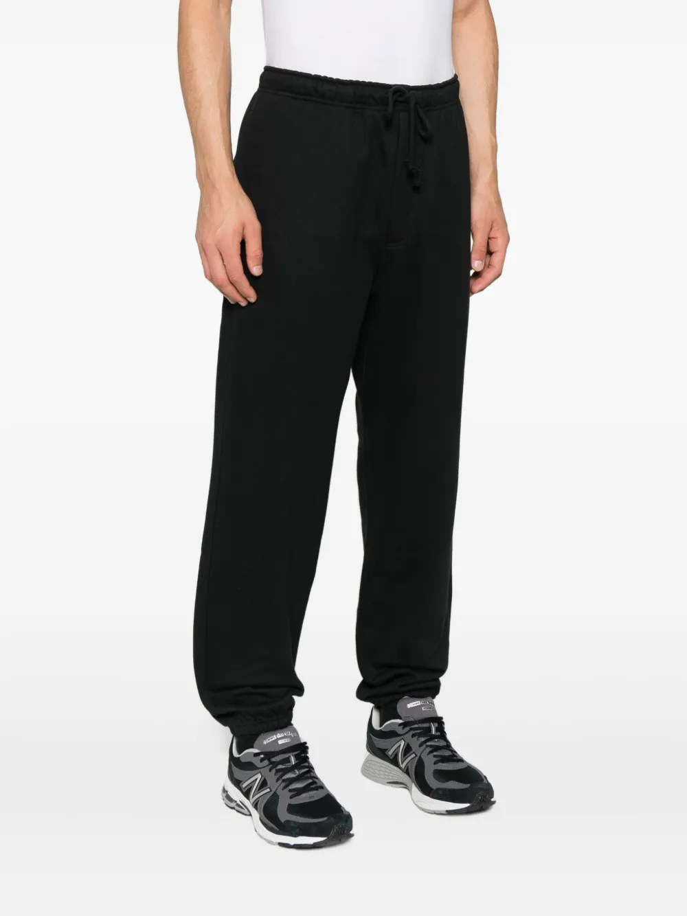 Y-3 elasticated-cuff track pants Zwart