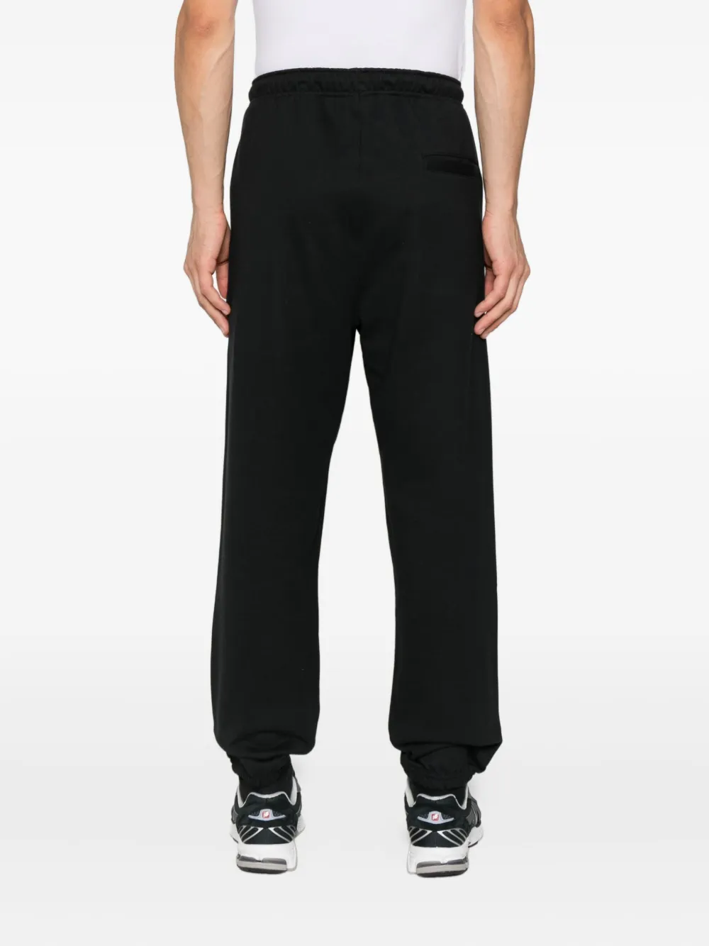 Y-3 elasticated-cuff track pants Zwart