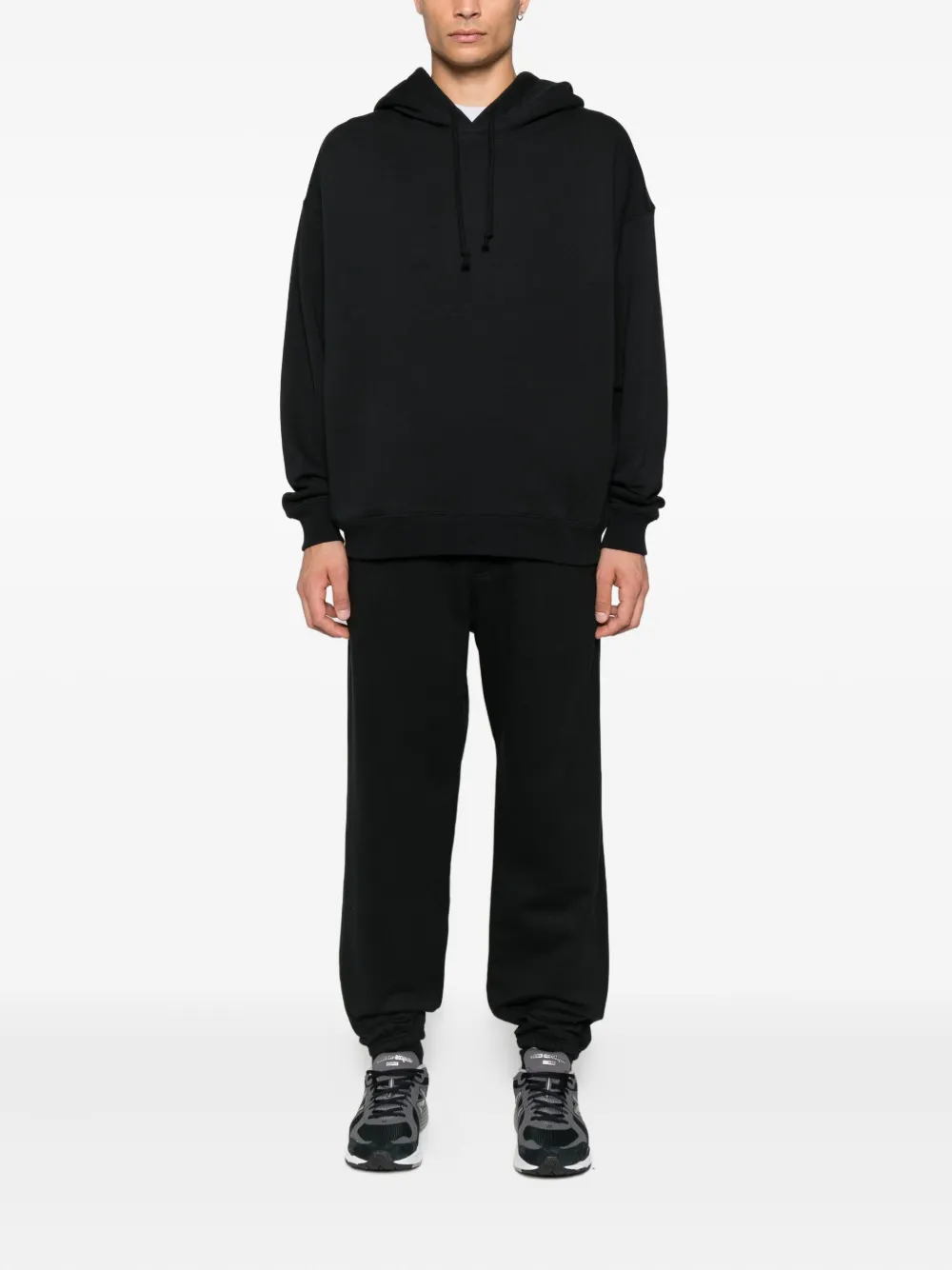 Y-3 Elasticated-cuff Track Pants In Black