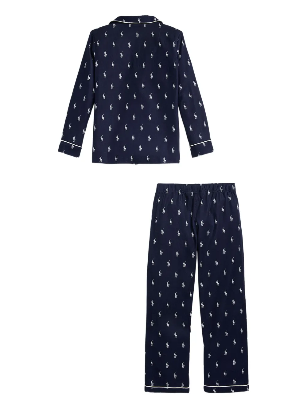 POLO RALPH LAUREN KIDS Pyjama met logoprint Blauw