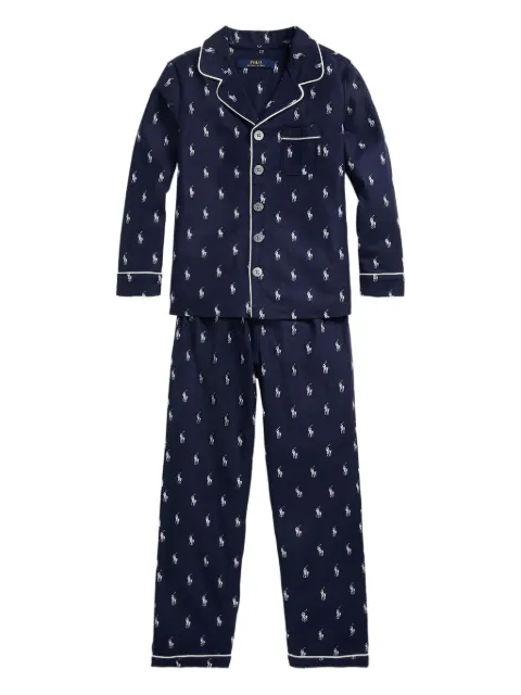 POLO RALPH LAUREN KIDS Pyjama mit Polo Player-Print