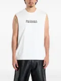 Pleasures Onyx logo-print vest - White