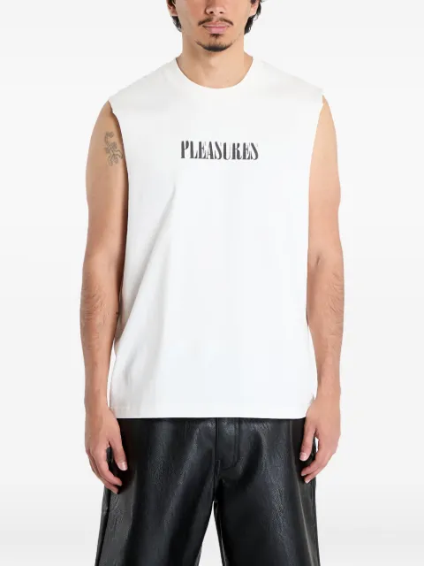 Pleasures Onyx logo-print vest