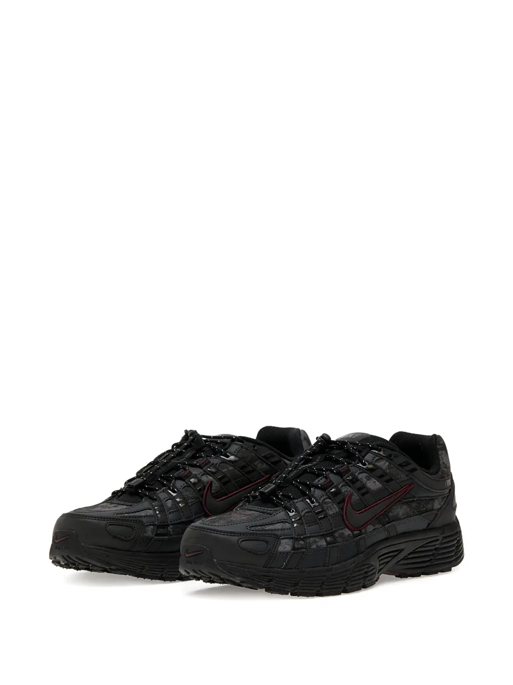Nike P-6000 Lace-up Low-top Sneakers In Black