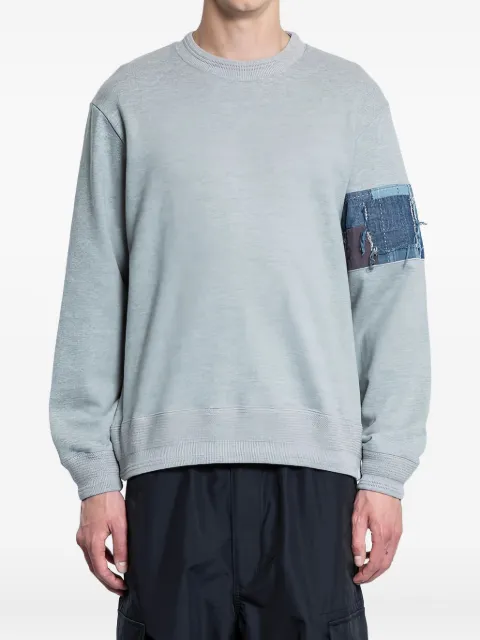KUON boro-trimmed sweatshirt