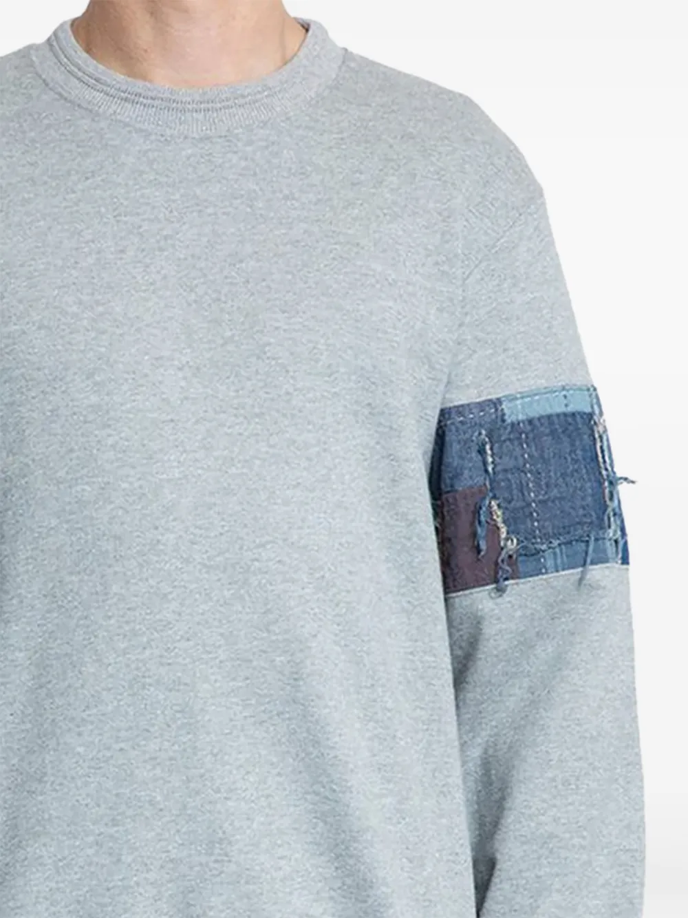 KUON boro-trimmed sweatshirt | Sweats | Image 2