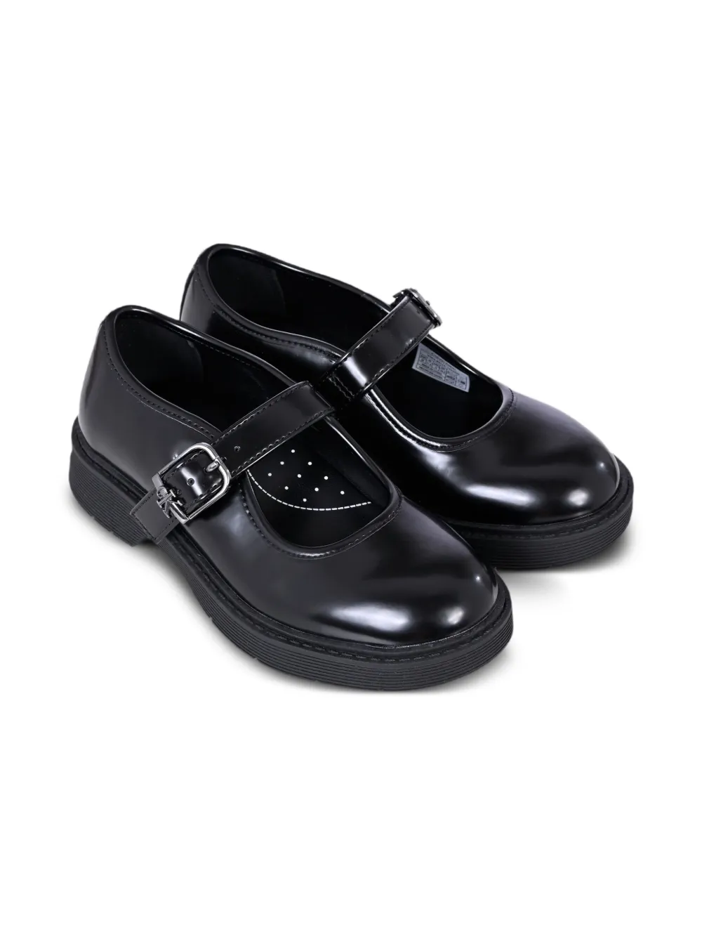 Calvin Klein Kids Derby schoenen met logogesp Zwart