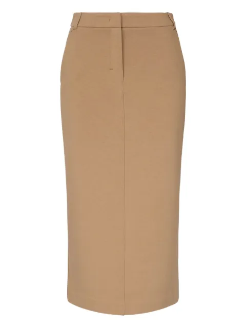 'S Max Mara slit-detail midi skirt