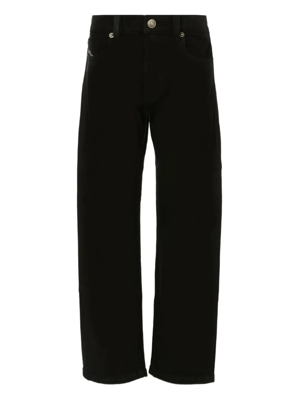 Diesel Kids Broek met vijf zakken en patch Zwart