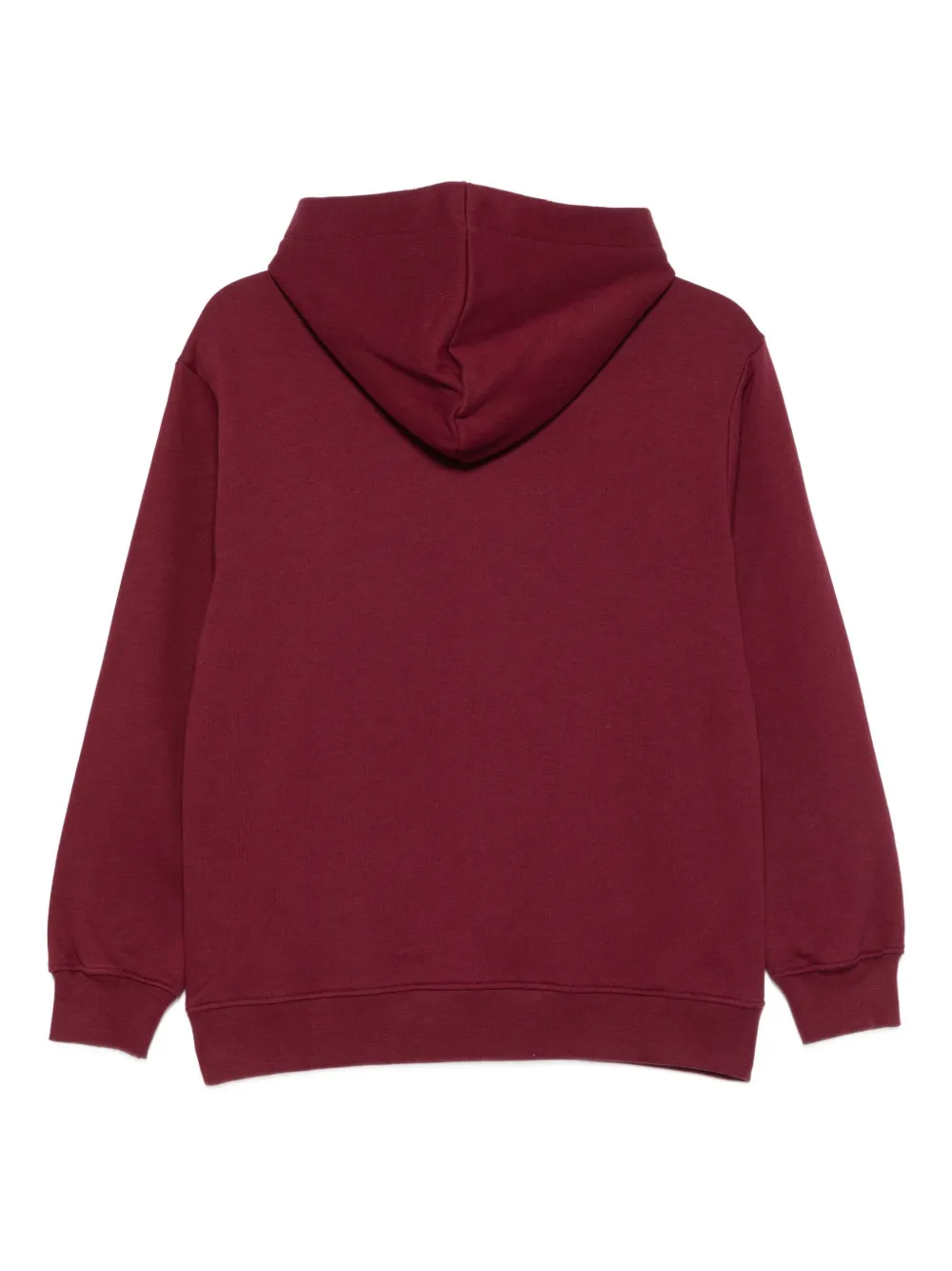 Msgm Logo-print Hoodie In Brown