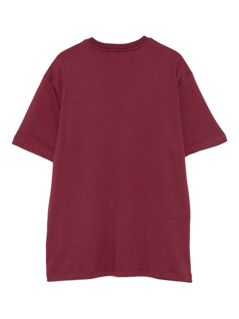 MSGM Kids logo-embossed T-shirt Rood