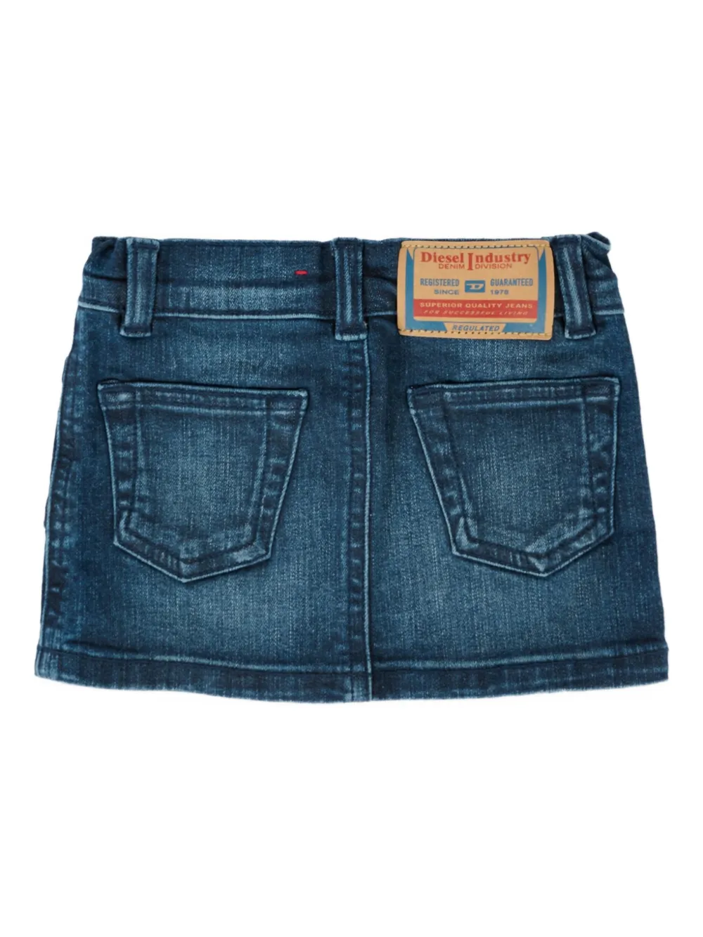 Diesel Kids Spijkerrok met logopatch Blauw