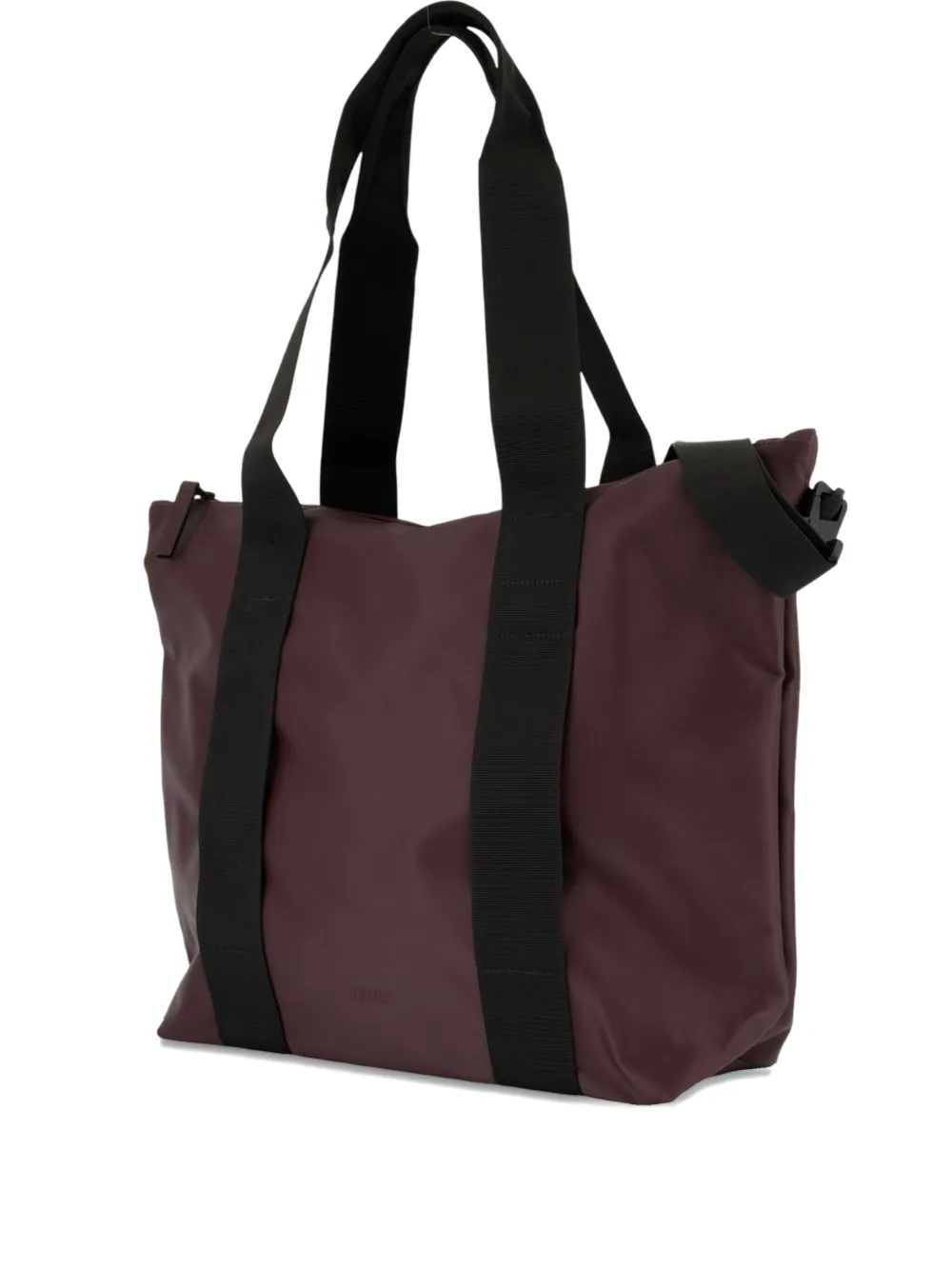 Rains Mini Double Top Handle Tote Bag In Red