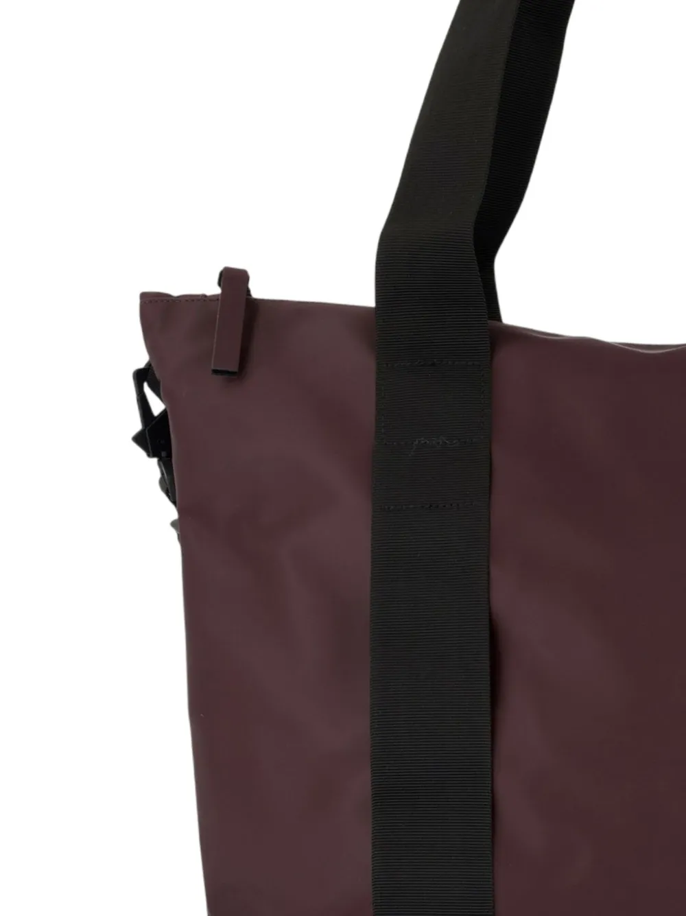 Rains Mini Double Top Handle Tote Bag In Red