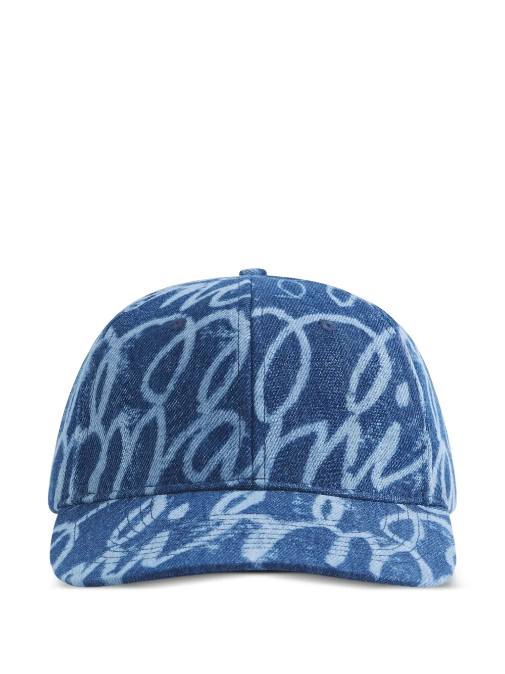 Marni Denim honkbalpet met print Blauw