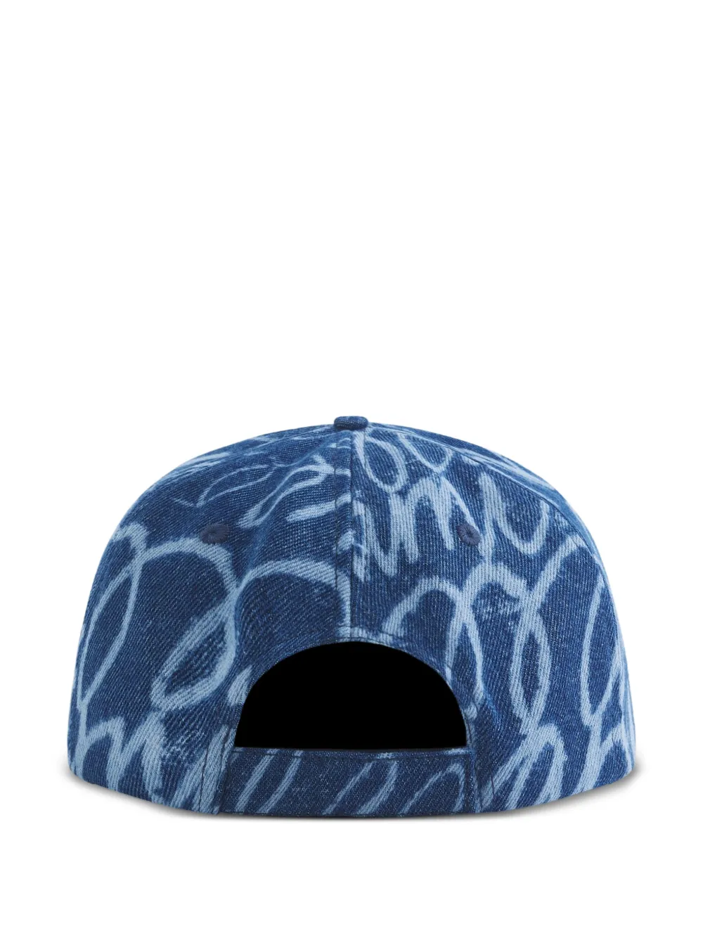 Marni Denim honkbalpet met print Blauw