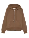 AMI Paris zip-up hoodie - Brown