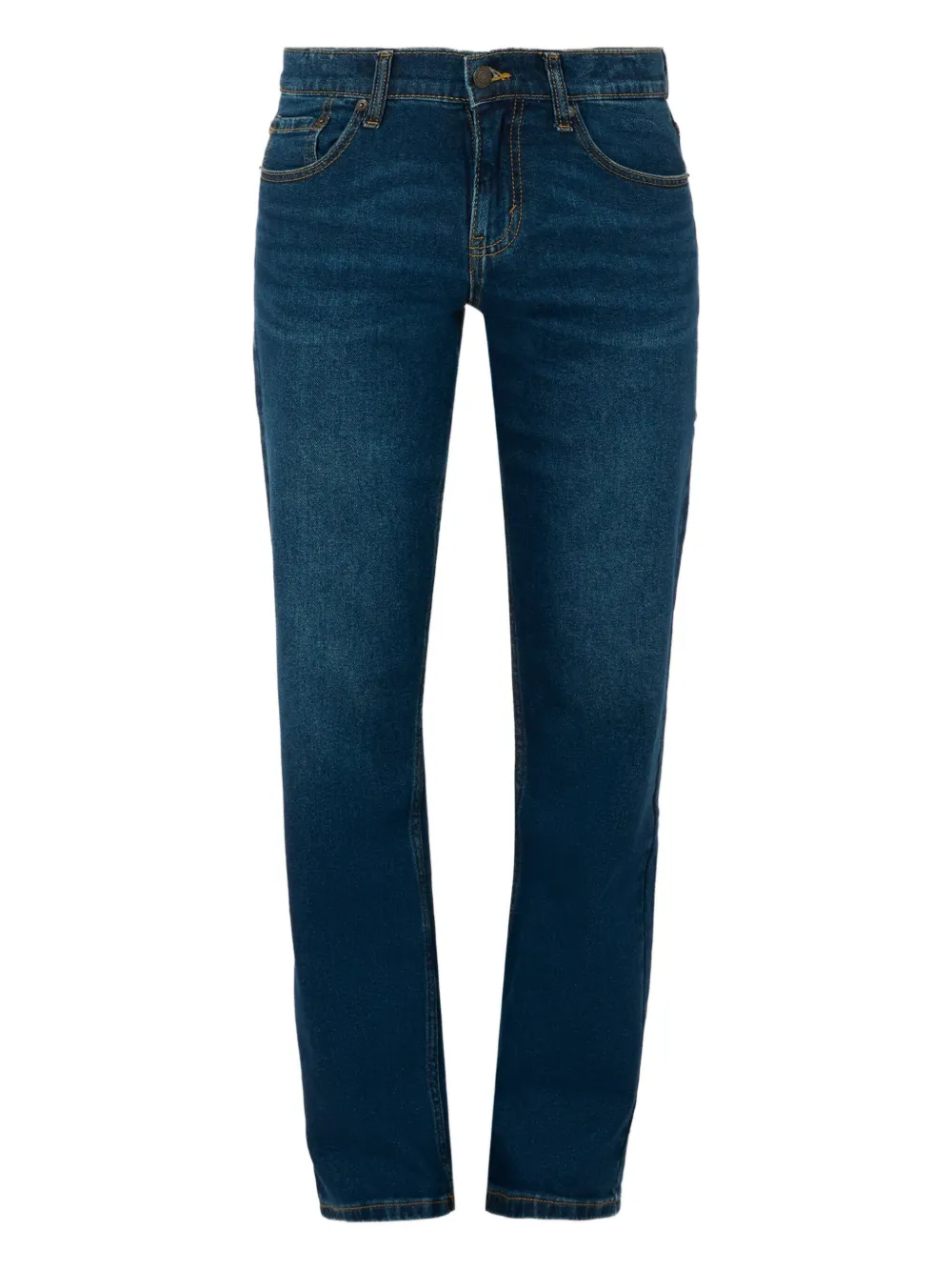 Levi's Kids five-pocket back-patch jeans Blauw