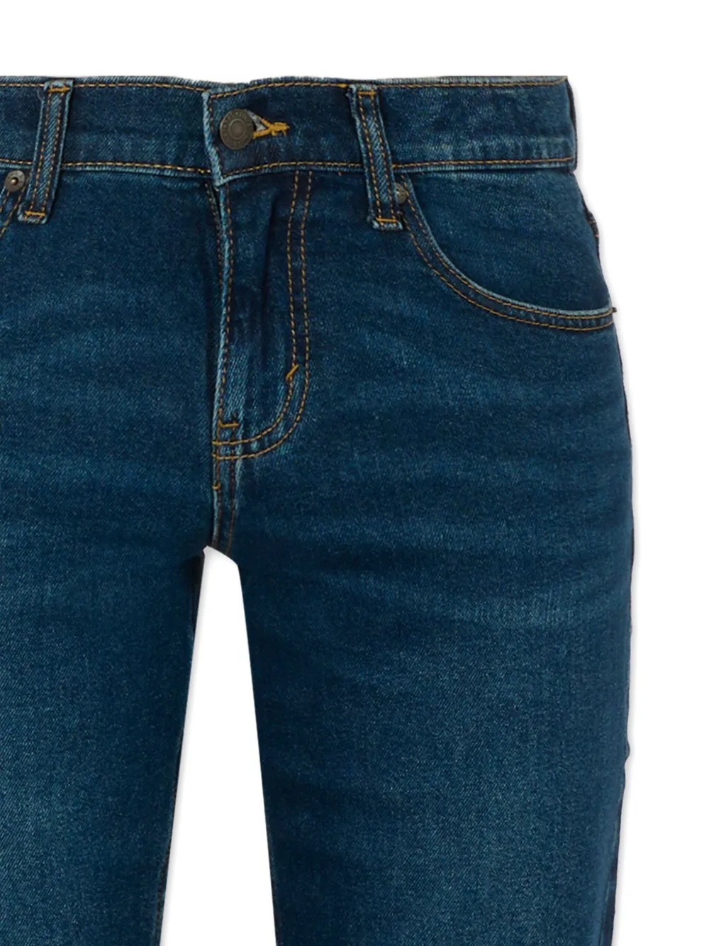 Levi's Kids Jeans met vijf zakken en patch Blauw