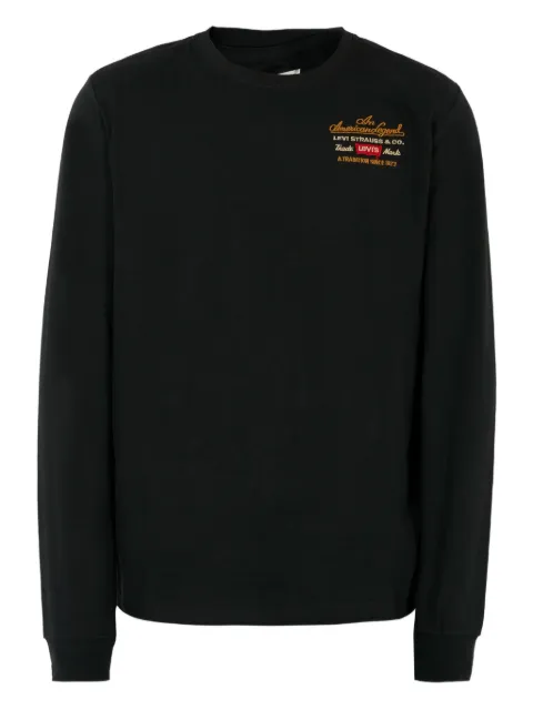Levi's Kids embroidered long-sleeved sweatshirt