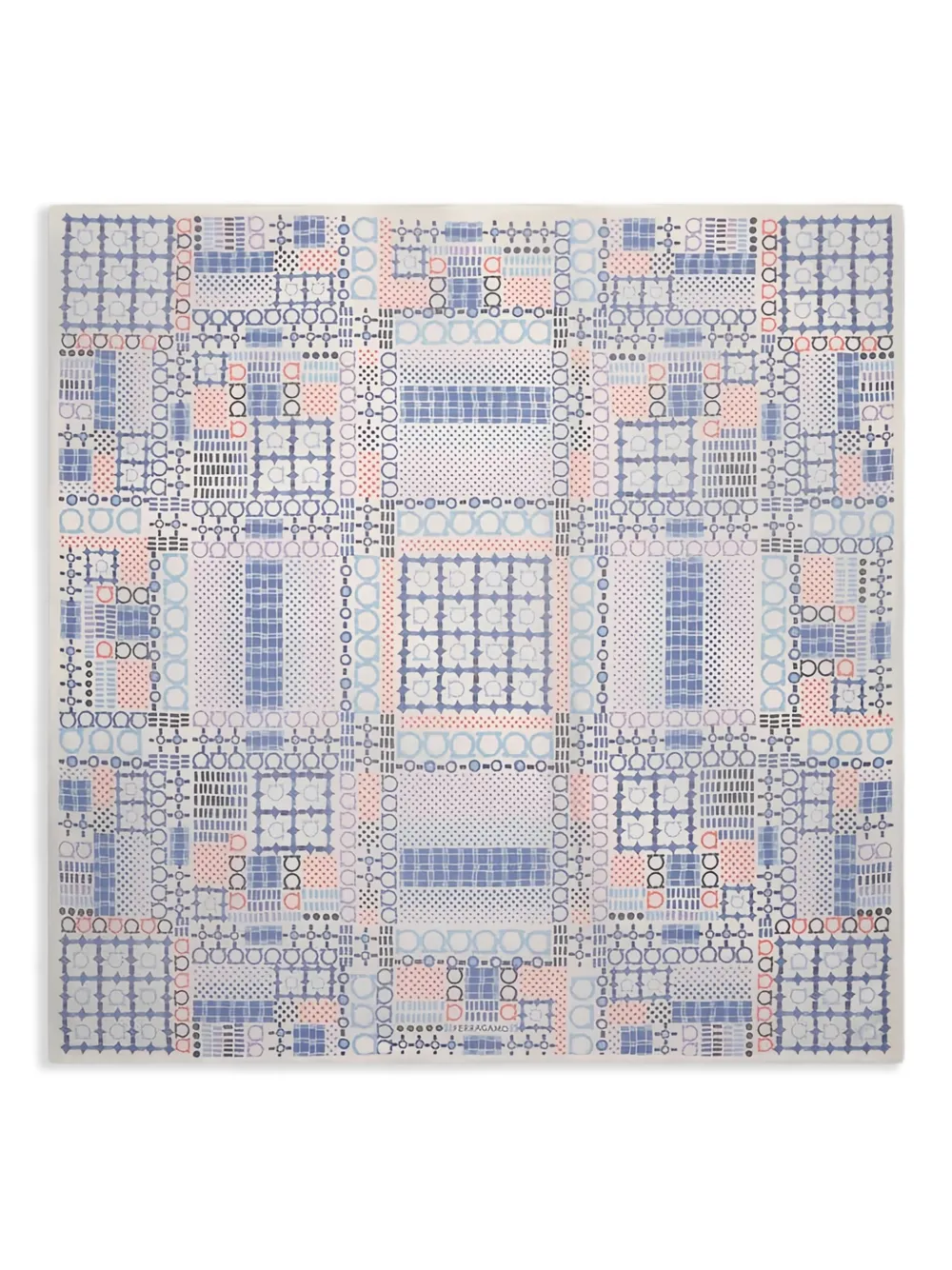 Ferragamo geometric-print silk scarf | Image 2