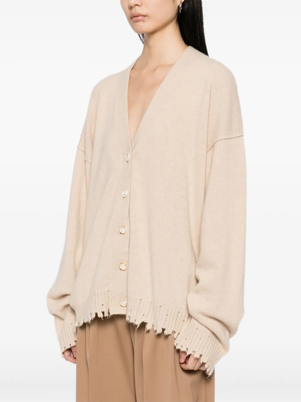 Uma Wang cashmere cardigan Beige