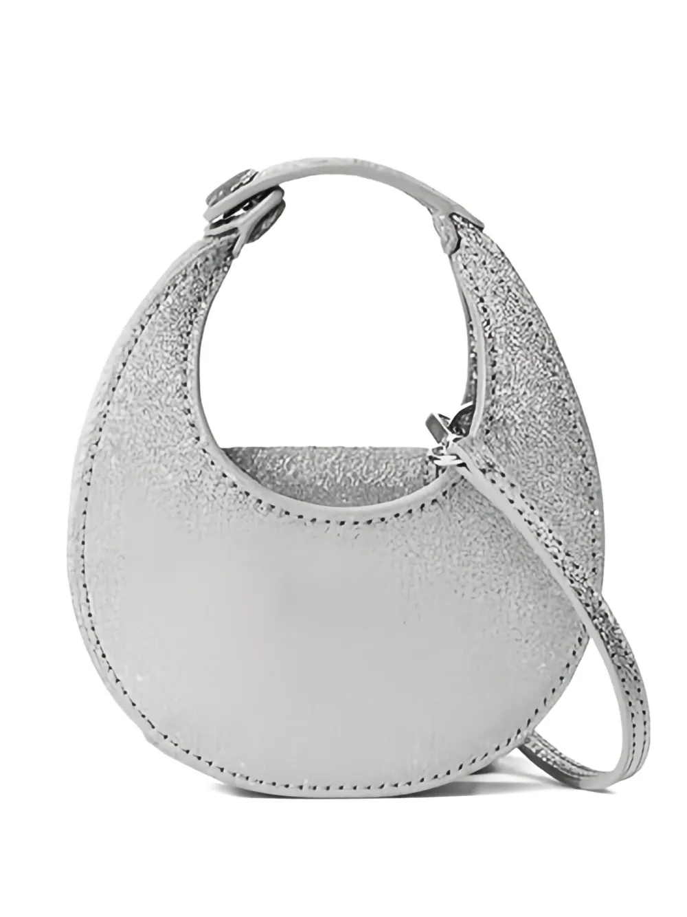 Staud Curved-shape Tote Bag In Gray
