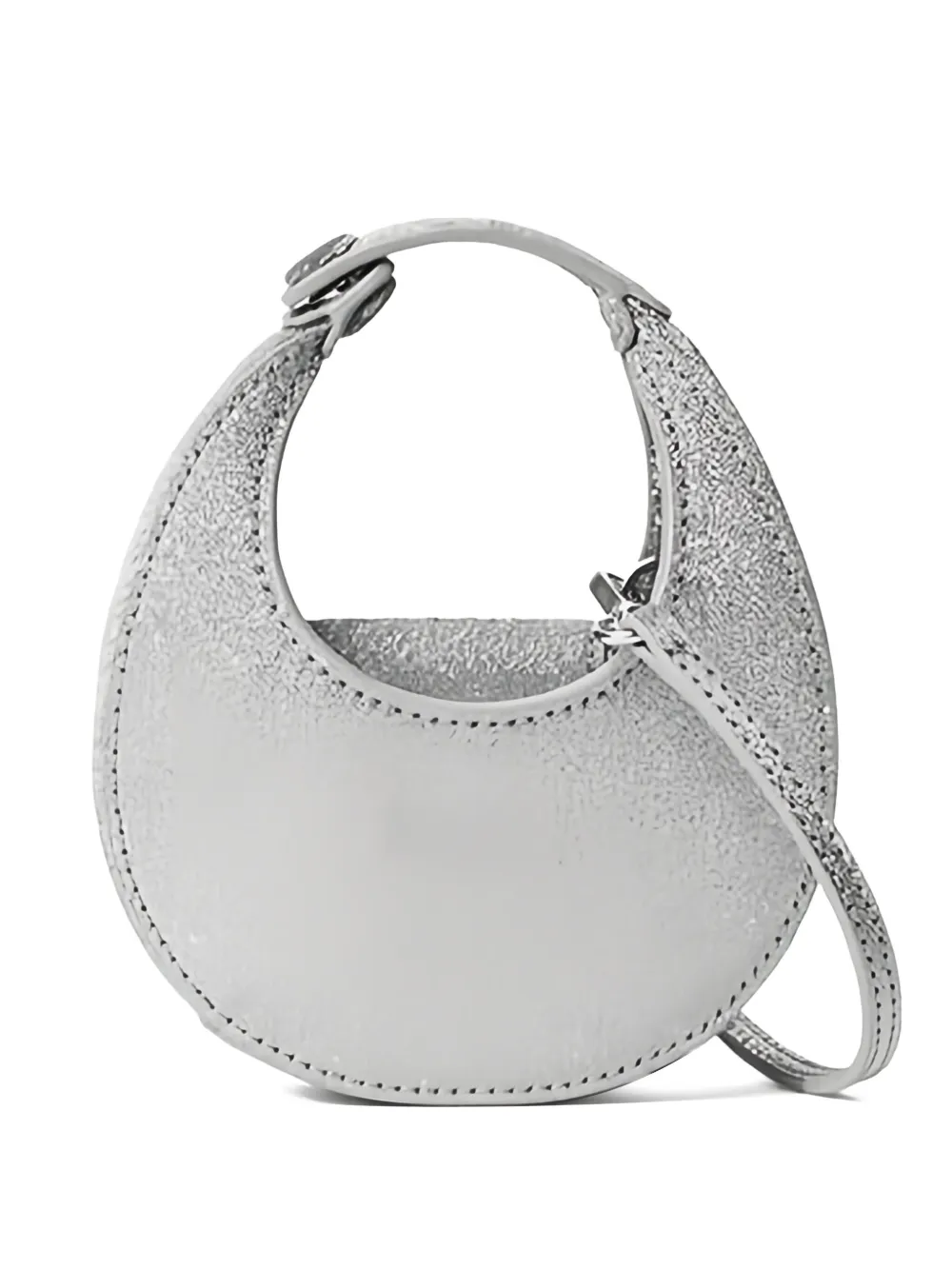 STAUD curved-shape tote bag | Grey | Image 1