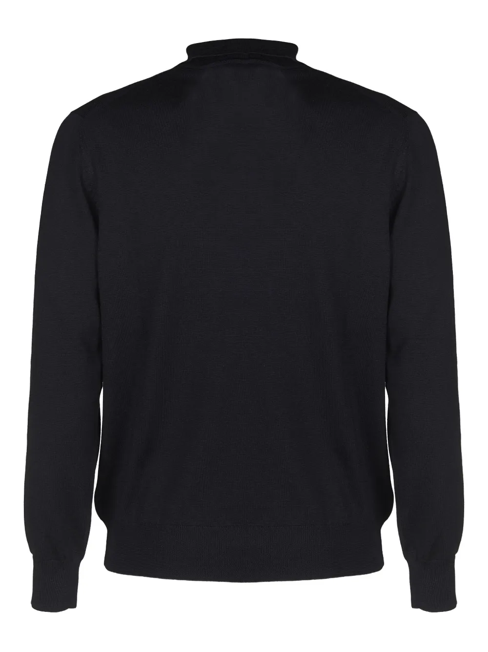 Fileria Trui met polokraag - Zwart