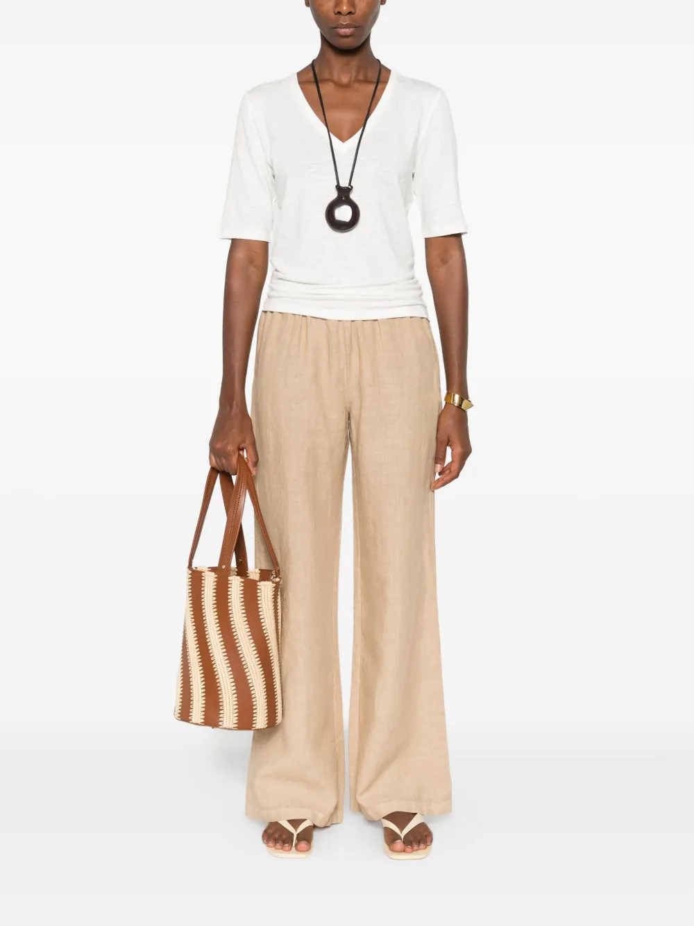 Weekend Max Mara V-neck short-sleeve top | T-Shirts & Jersey Shirts | Image 2