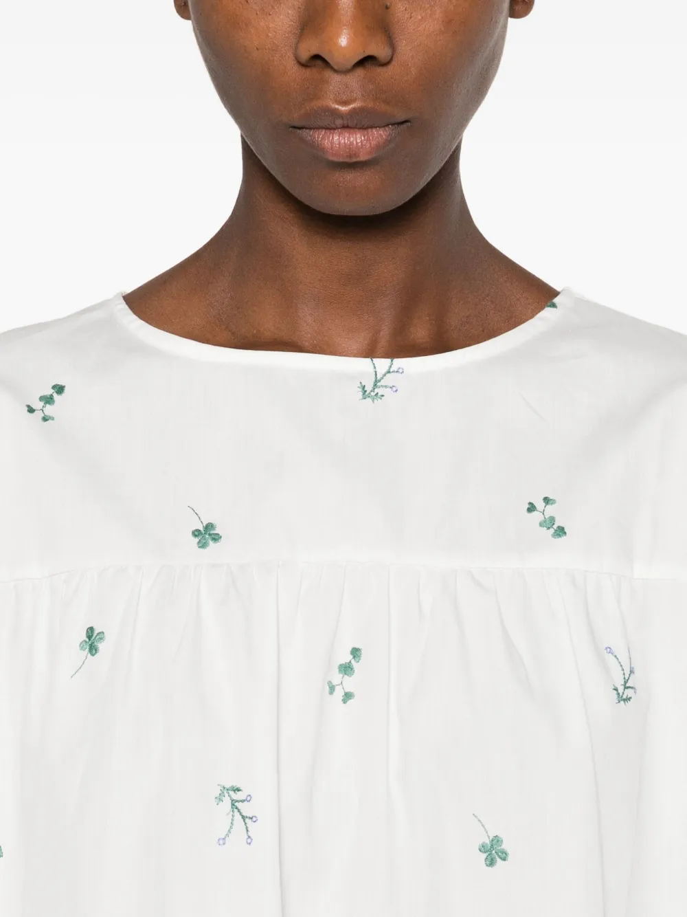 Weekend Max Mara Top met bloemenprint Wit