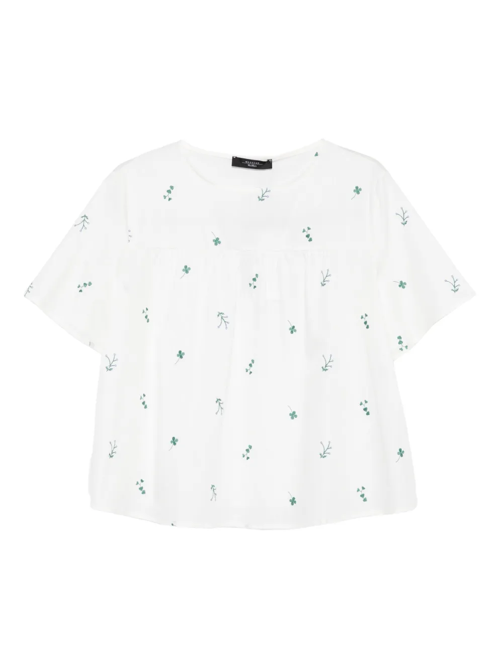 Weekend Max Mara Top met bloemenprint Wit